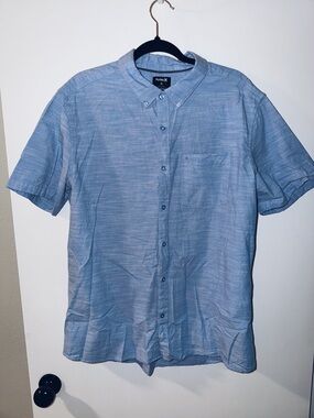 Men’s XL Hurley Blue Button Down Shirt